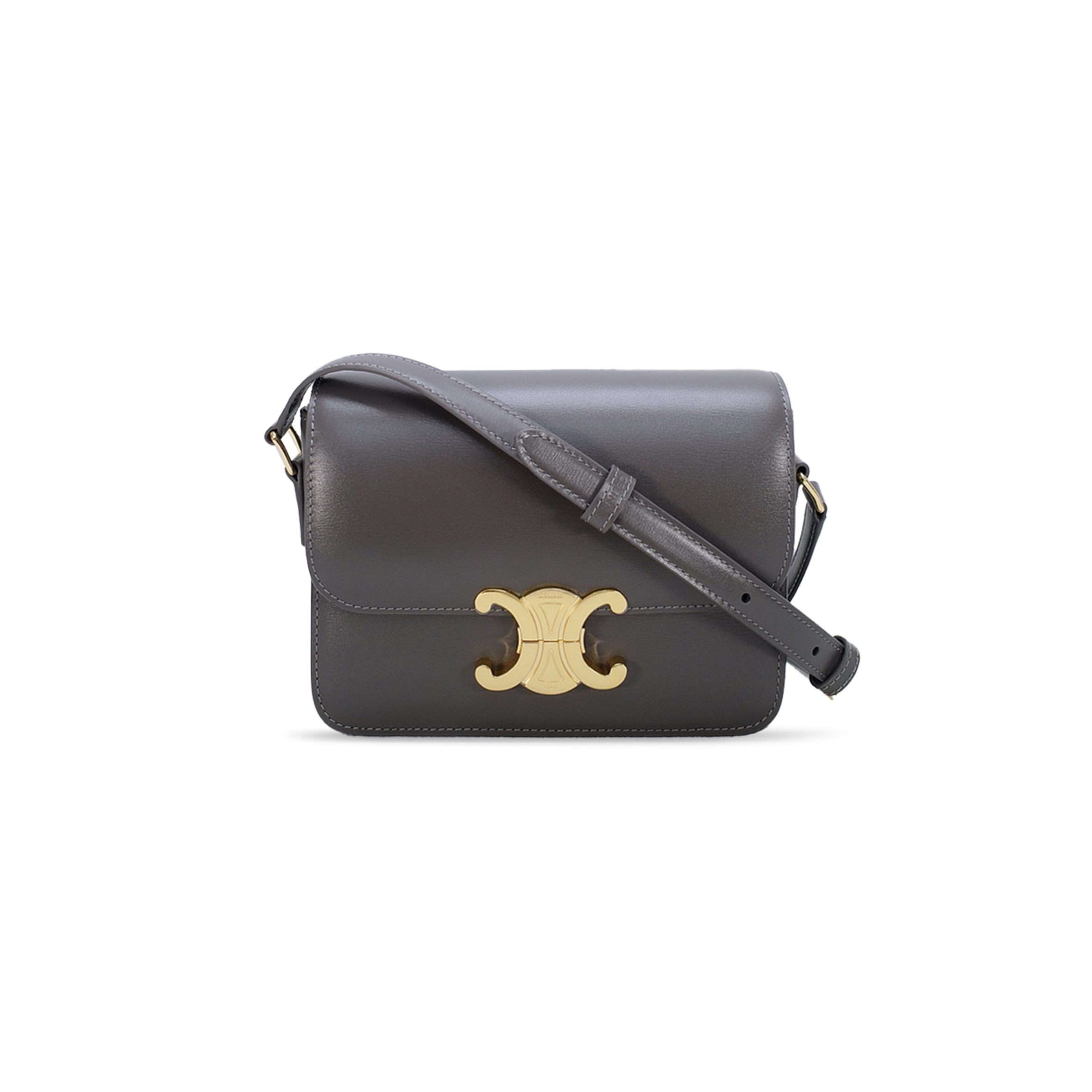 CELIN SMALL TEEN TRIOMPHE BAG IN NATURAL CALFSKIN 188423BF4.28LU (18.5*14*6cm)